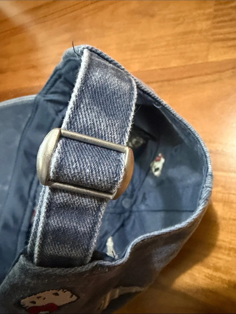 Hello Kitty denim baseball cap Hello Kitty hat HELLO KITTY Paris Baseball cap